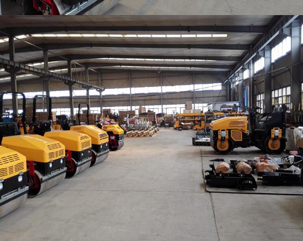 3 rouleau de route goudronnée de tambour de double des machines de construction de routes de tonne 3000kg