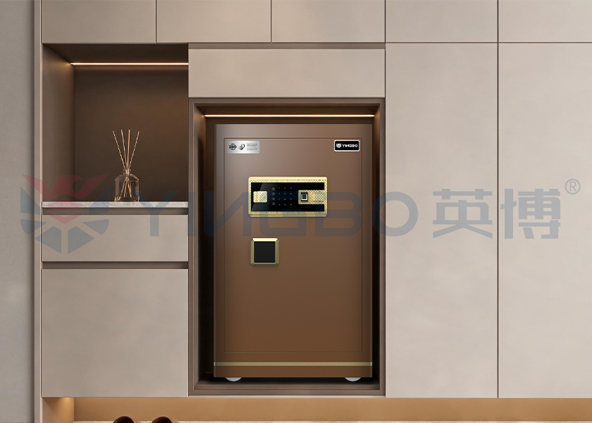 Business Security Safe Box with Biometric Fingerprint Lock Large Capacity Steel Safe for Office Cash & Document Storage