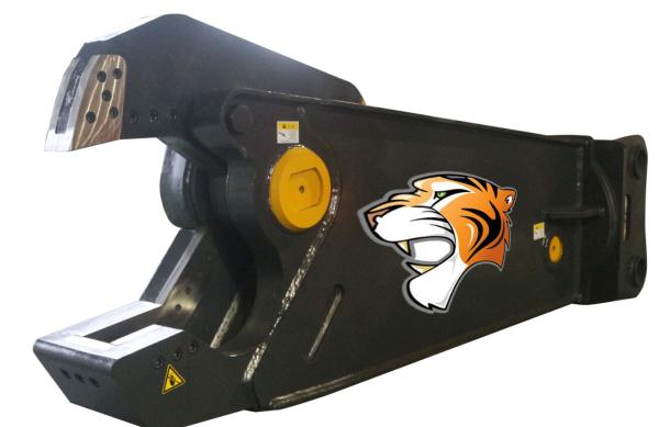 BEIYI BY-CS250RT multifunctional excavator hydraulic scrap steel shear for 6-50T excavator