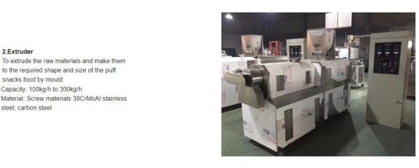 Machine continue et automatique d'extrudeuse du soja pour la protéine de protéine du soja/soja de Textureed
