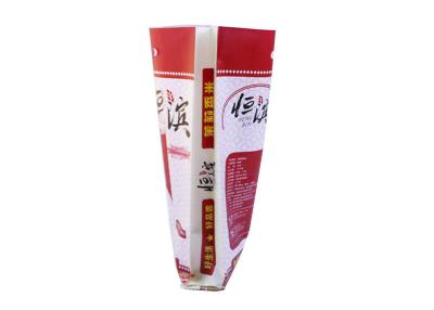 Foldable Thick Custom Packaging Bags Fertilizer Sack Red / White Color