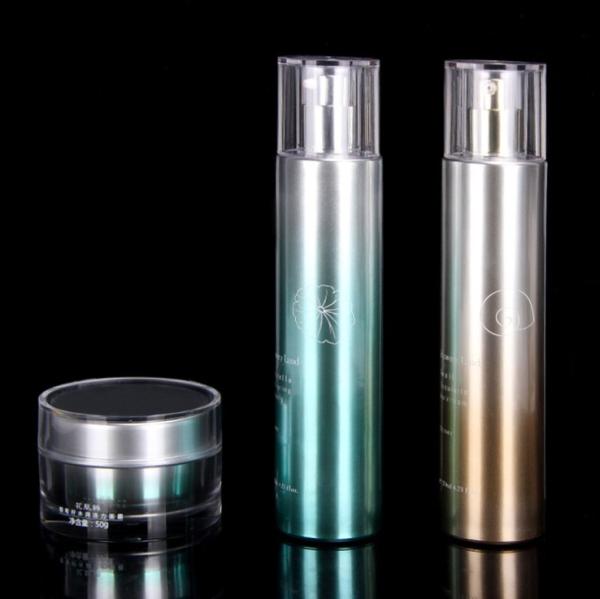 PET Construction Skin Care Bottles Sets 40ml 120ml 50g Custom Brand (MC-307)