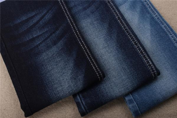 10oz Cotton Spandex Denim Fabric 70% Ctn 26% Poly 10% Rayon 2% Spx