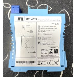 Single Channel Intrinsically Safe Solenoid And Alarm Driver MTL 4521