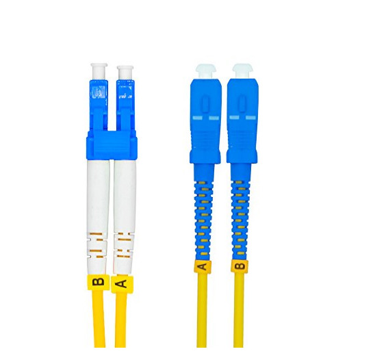 гибкий провод FTTH волокна SC OM3 двухшпиндельный OFNR LSZH 3M оптический