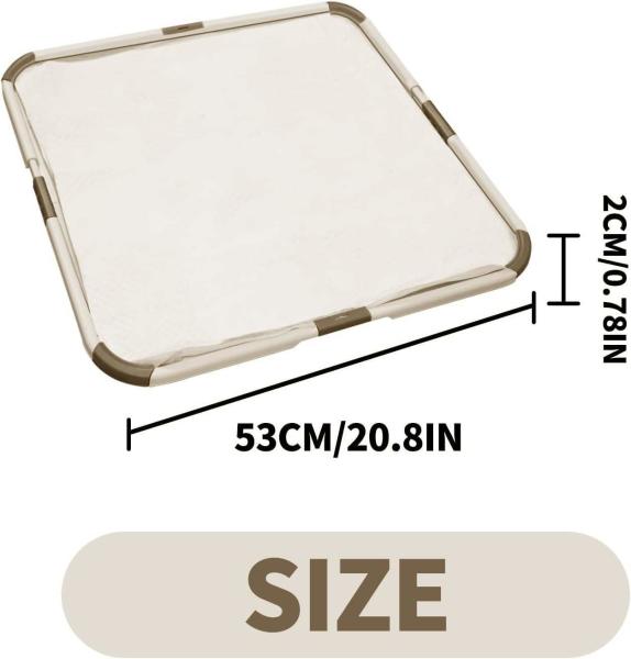 Dog Pee Pad Foldable Potty Training  Holder Portable Silicone Tray For Puppy Training