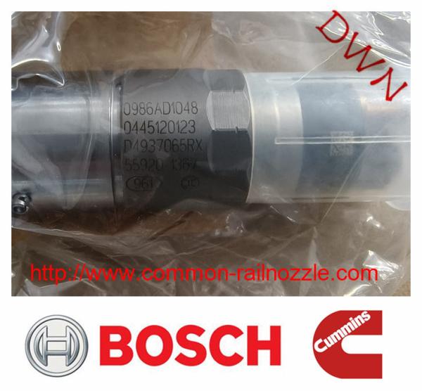 Common Rail Bosch Diesel Fuel Injector Assy 0445120123 For Cummins ISBe ISLE EU3 Engine