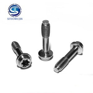 34MM Half Threaded M4 Screw Bolt With Plum Blossom Cold Heading Hardware