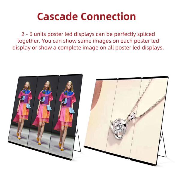 Дисплей с светодиодными плакатами P2.5/P2/P3 для рекламы в магазинах с контроллером Wi-Fi Novasatr USB