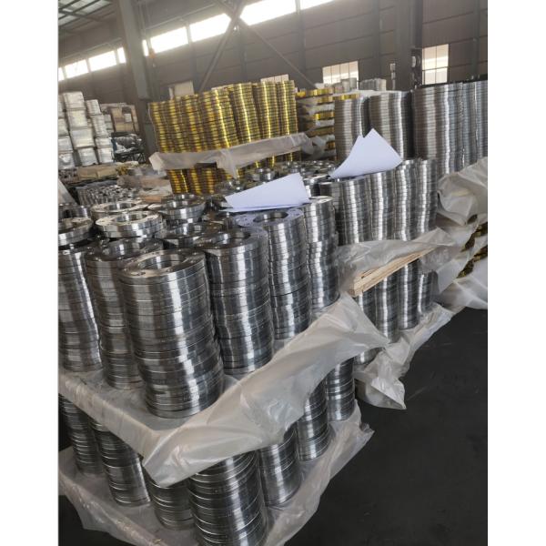 Pn16 Flat Face Carbon Steel Forged Flange And Pipe Fittings Anti Rust Oil