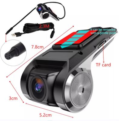 FCWS LDWS câmera de carro FHD 1080P veículo Blackbox DVR lente dupla