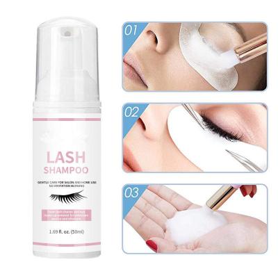 limpador Lash Shampoo Lash Foam Cleanser da extensão da pestana do vegetariano 60ml