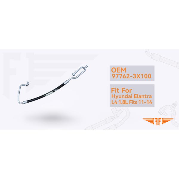 Tuyau de climatisation Hyundai Elantra Kia 97762-3X100 Aluminium Flexible 300 Psi