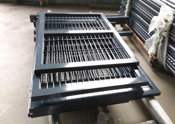 Decoração de jardim Cercas revestidas de arame galvanizado de aço 3D em Sliver