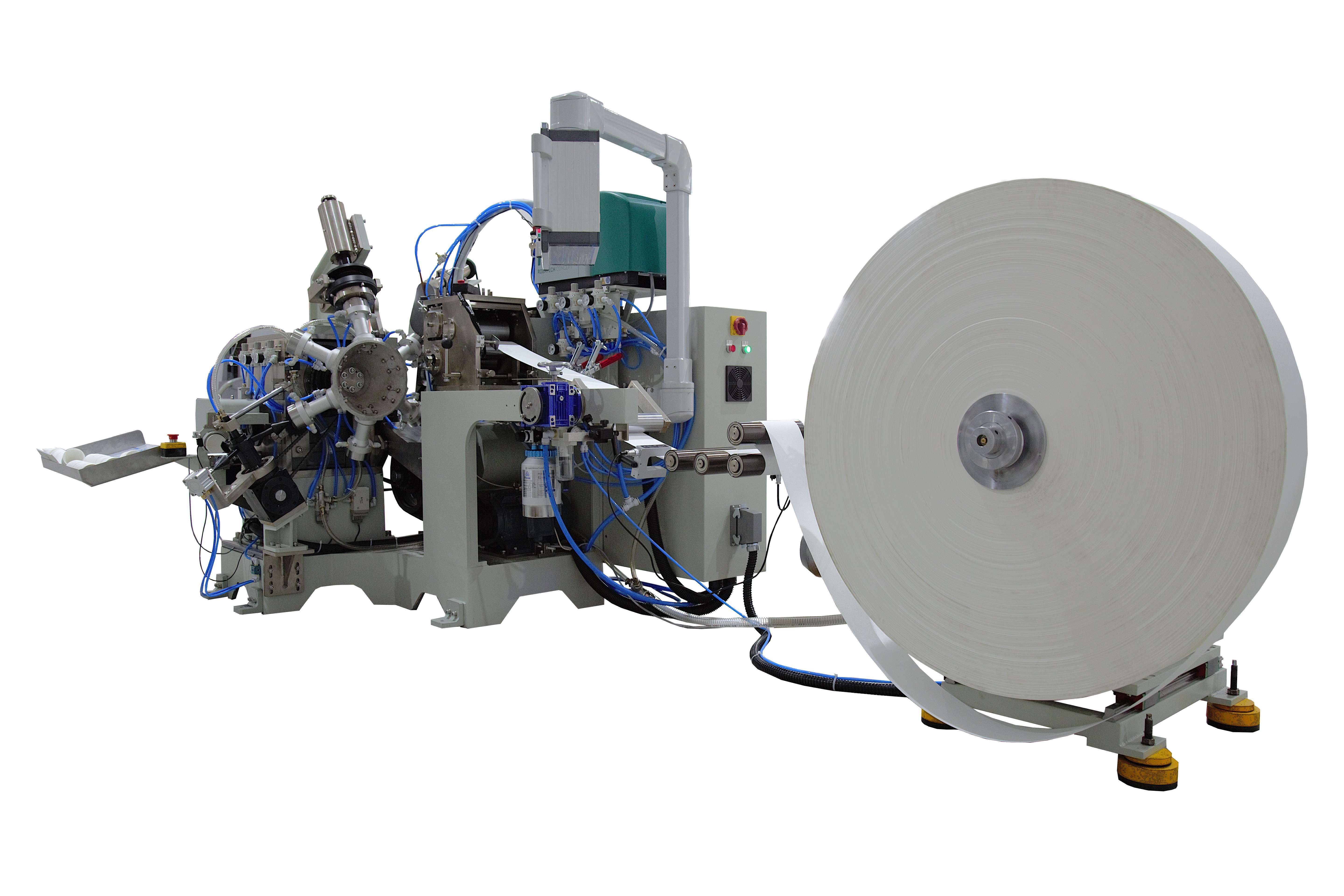 ZB1R-A Automatic Conical Rolled Rim Paper Cup Machine with 180pcs/min High-Speed Production 3.5-14oz Capacity and CE Certified Export Grade