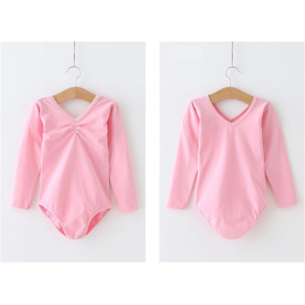 Children dance clothes girls long sleeve gymnastics distinction ballet dance leotard and skirt