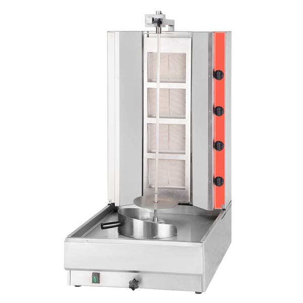 20000 мощности Газовая 4-горелка Донерная машина для ресторанов кебаб