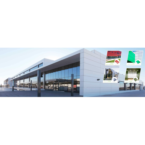 Aluminum Alloy Red Coffee PE Aluminum Composite Panel With Pvdf Coating Acp Easy To Clean Exterior HDPE Coated Roofing Sheet