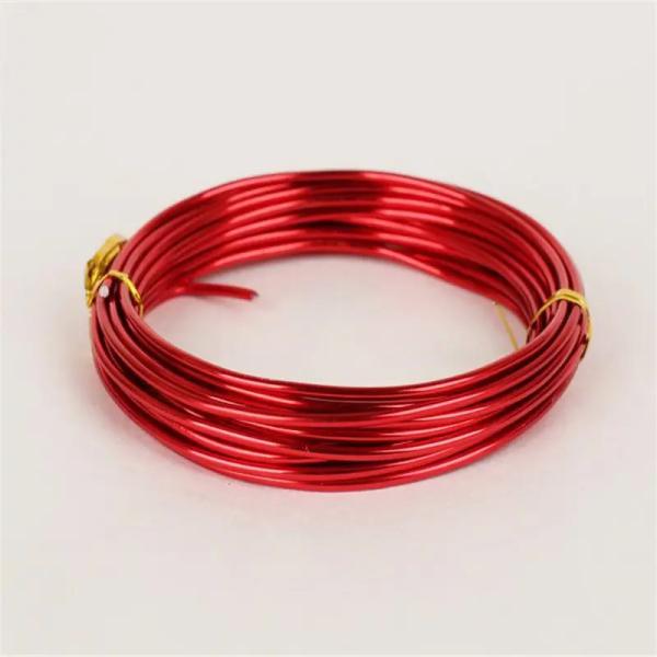Fio de aço inoxidável de 0,15-12 mm para fabricação de joias fio de alumínio artesanal colorido