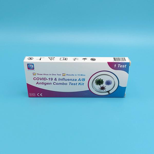 SARS-CoV-2 & Flu A/B Antigen Rapid Test Kit Blood / Urine / Saliva Sample Type