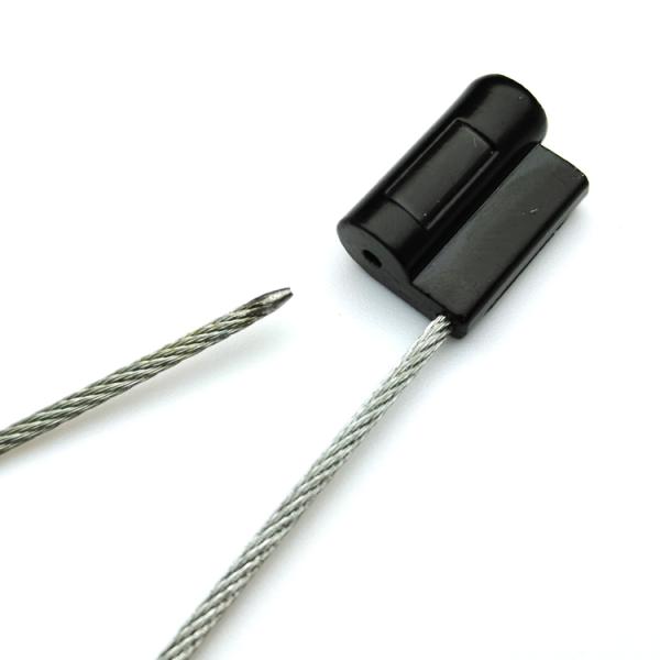 300mm Exposed Cable Length Galvanized Steel Wire Tamper Evident Security Seal with 2.74 KN Tensile Strength