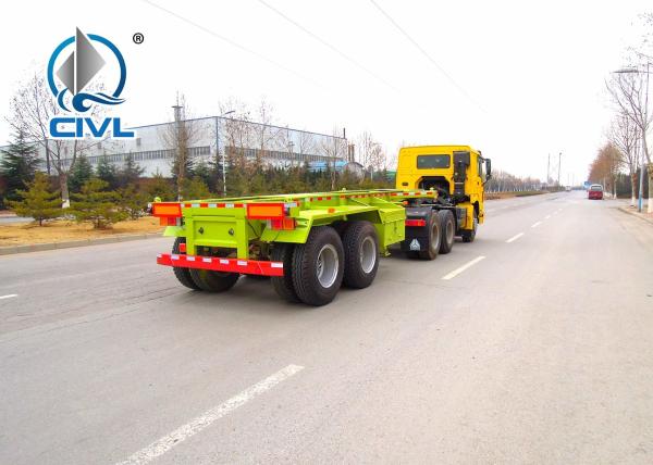 Skeleton Semi Trailer Trucks , 2 or 3 Axles 20ft 40ft Container Trailer