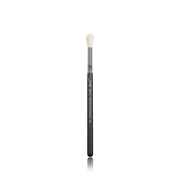 Jessup 1pc Individual Makeup Brushes Black / Silver Small Tapered Blending Brush Factory China S091-222