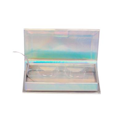 Visible Window Cardboard Eyelash Box Mixed Color 2mm Thickness