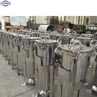 Filtres à sacs multiples en acier inoxydable Filtres à eau industriels pour l'industrie alimentaire