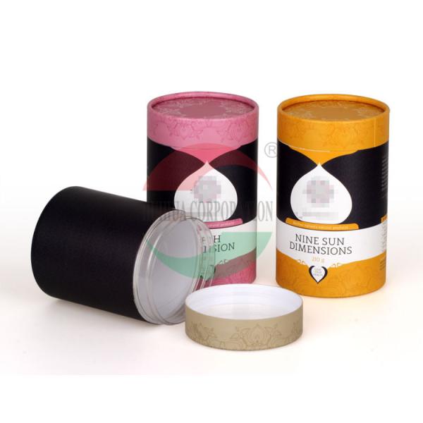 Imprimindo o frasco plástico do cilindro das latas compostas plásticas claras do papel dos cuidados com a pele