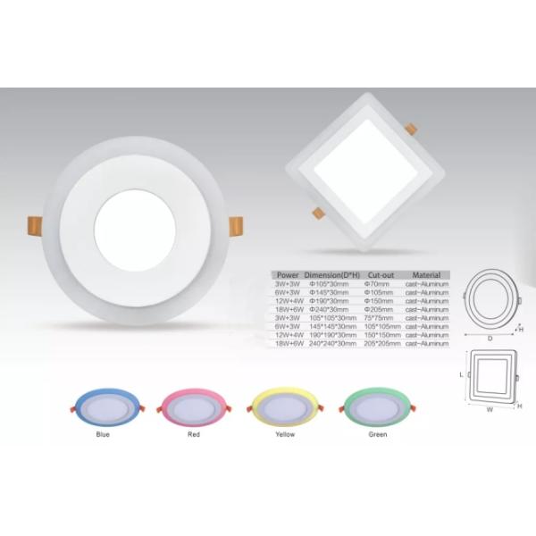 Recessed Mounted LED Ceiling Panel Lights Slim Round BIS Approval