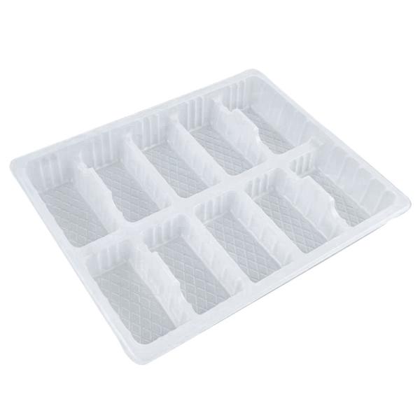 Clear Plastic Disposable Frozen Dumpling Tray PP Various Packaging 20 Packs Plastic Food Packaging Tray