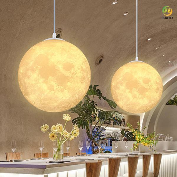 Свет комнаты прожития спальни столовой нордической луны 3D творческий привесной