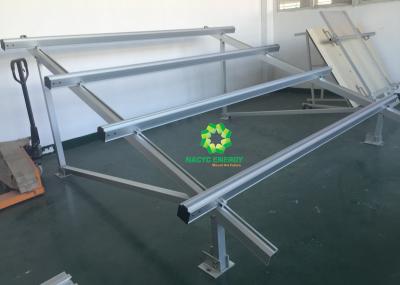 Alumínio anodizado da montagem de Polo do painel solar suporte universal para a planta de energias solares