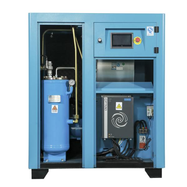 Low Noise Air Compressor Rotary Screw / 20 Hp Oil Free Screw Compressor