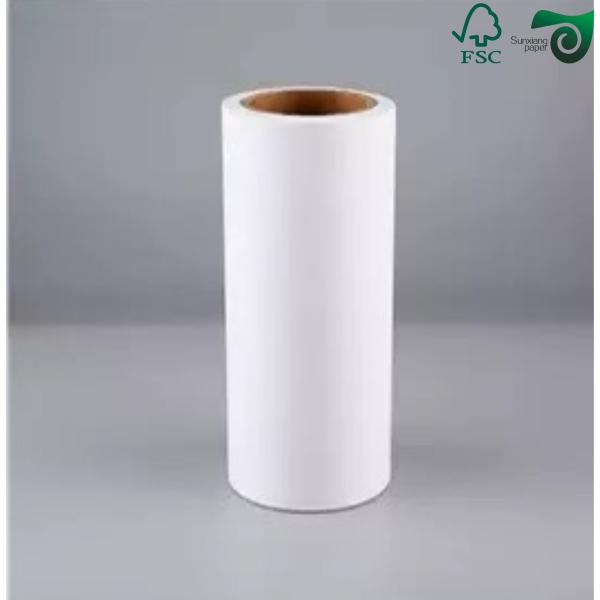 FSC 40gsm  60gsm Single Side Glossy Glassine Paper For Label Backing  White  Yellow Blue