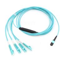 KEXINT MPO a con varios modos de funcionamiento unimodal de 3M de remiendo de la fibra del LC de la base óptica del cordón 8