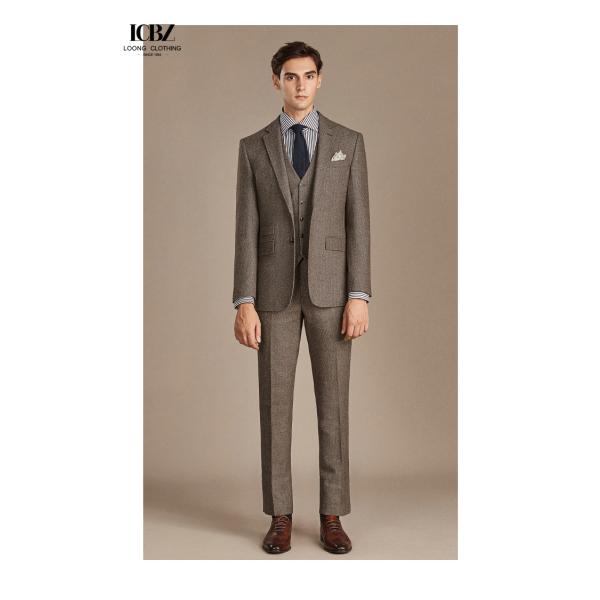 V-neck Collar Men's Blazer The Ultimate Choice for Spring and Autumn by Sidiou Group