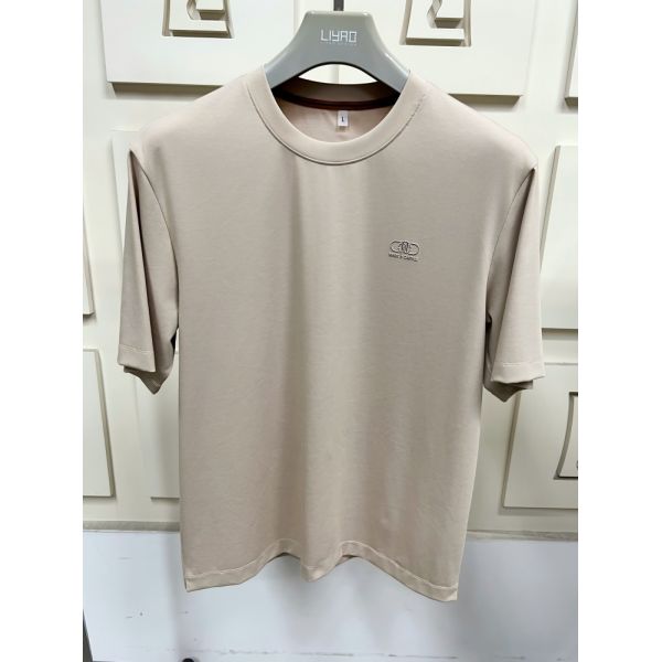 Minimalist Printing Short - Sleeve T - Shirts for Men, Solid Color Basic Tees Men Tshirt