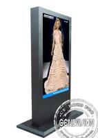 55 pouces IP65 imperméabilisent le climatiseur extérieur de kiosque de Signage de Digital à l'intérieur
