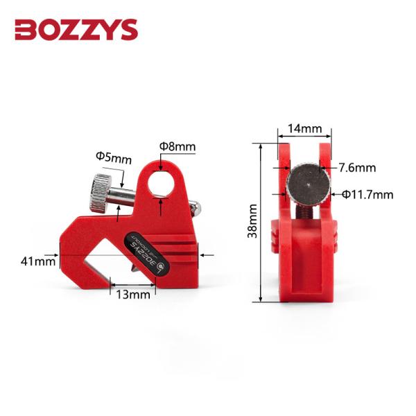 Non-conductive Universal circuit breaker lockout device Suitable for Electrical all mini circuit breakers with thumb tur
