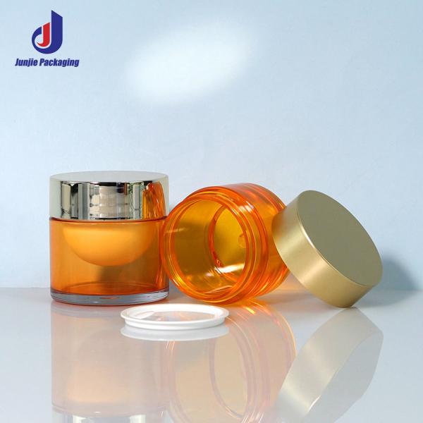Cosmetic PET Cosmetic Jars 30g 50g 60g Clear PET Containers With Lids