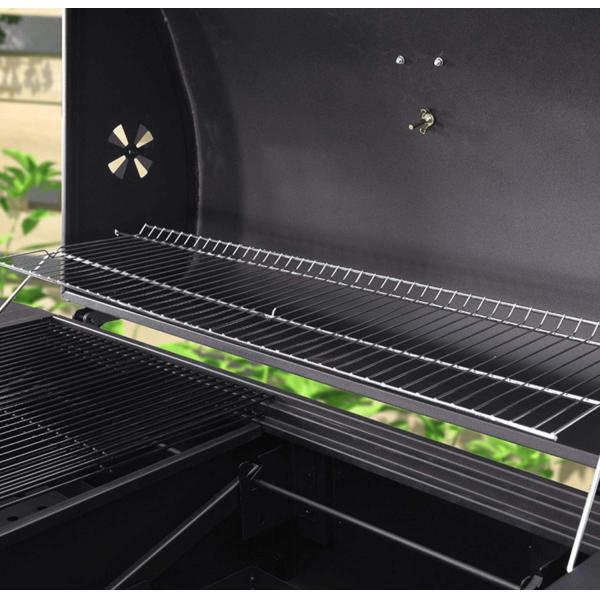 Портативный домашний грубый угольный барбекю с складной полкой для пикника и решеткой для приготовления пищи