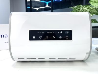 90m3/H PM2.5 CADR Desinfetante de ar montado na parede 240V Ionizador portátil 55dB Nível de ruído