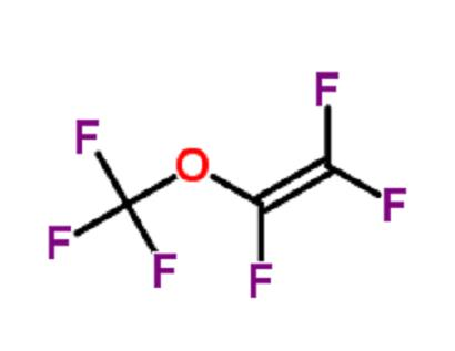 99.5% PMVE (Perfluoromethyl Vinyl Ether) CAS 1187-93-5 C3F7OCF=CF2, used in high-performance fluoropolymers, semiconductor materials, and specialty fluorinated materials.