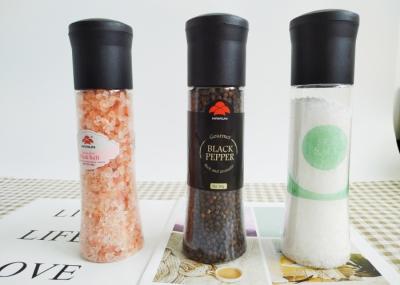 Plastic Pepper Grinders with Plastic Lids Jars