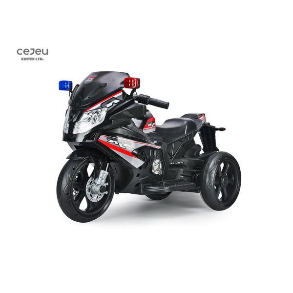Kids 3 Wheel 12v Battery Powered Motorbike 30KG Load Early Education
