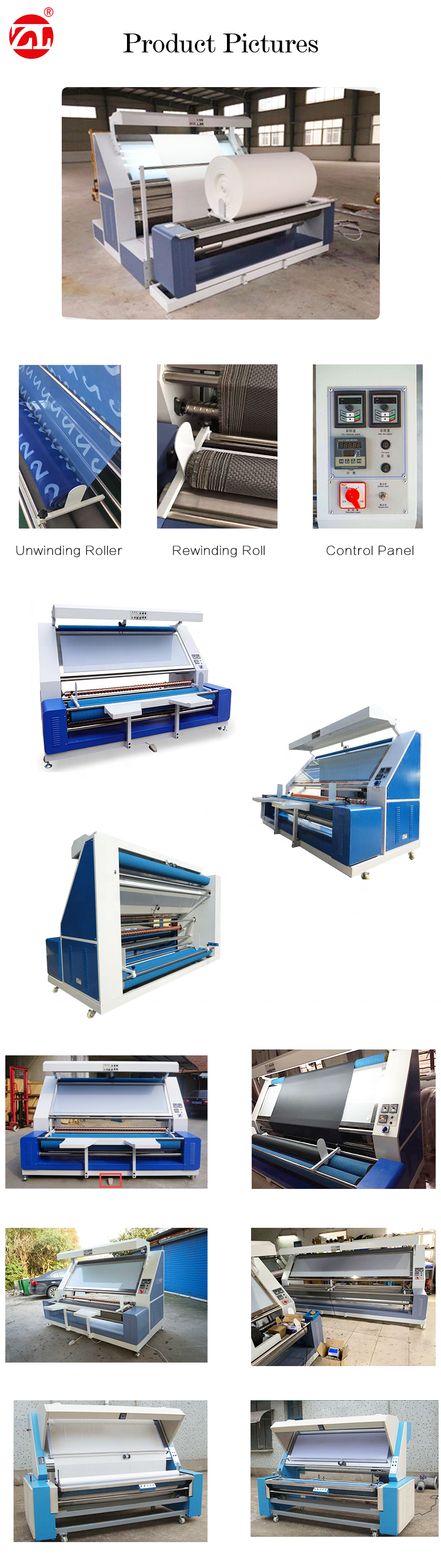 Automatic Non-Woven Fabric Rolling Machine | With Edge Control System | Fabric Inspection Equipment