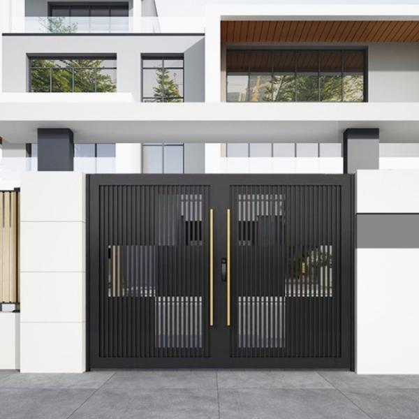 Artistic Metal Decorative Gate Driveway Ornamental Aluminum Garden Gates