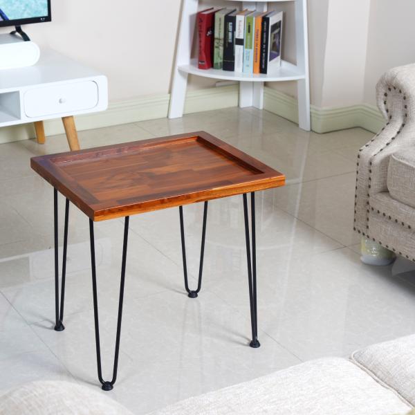 Madeira comum da teca do dedo da mesa de centro da sala de visitas da pintura do MDF da vaidade 5L